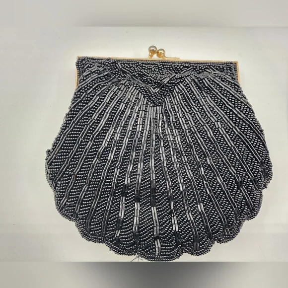 Lot Of 5 Vintage Faux Suede / Beaded Purses - Picture 8 of 13